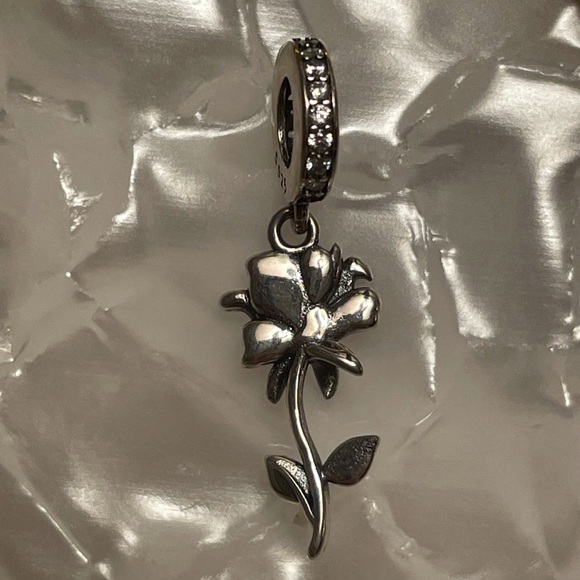 Charm for Pandora Bracelets Red Rose - Picture 5 of 8